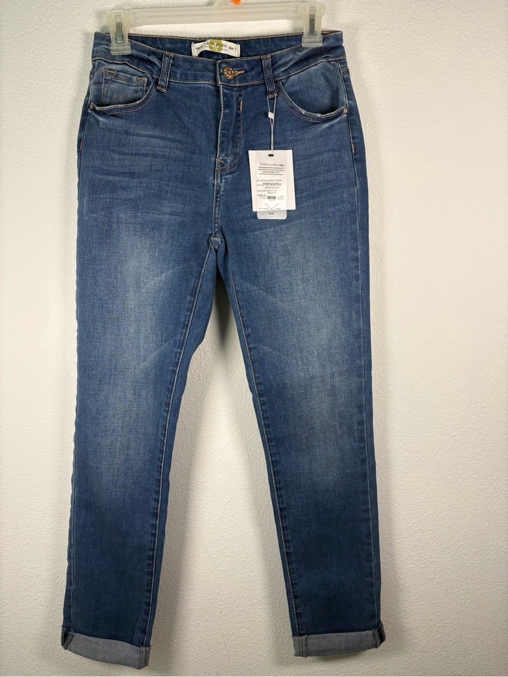 Men's Slim Straight Blue Jeans